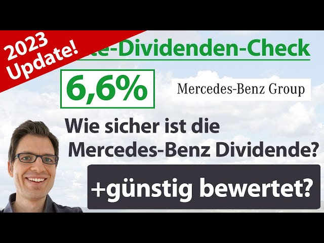 Mercedes-Benz Group (Daimler) Aktienanalyse 2023: Wie sicher ist die Dividende? Jetzt günstig?