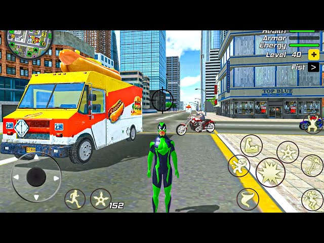 Spider Rope Hero Ninja Gangster Crime Vegas City #42 - Sticky Rockets - Android Gameplay