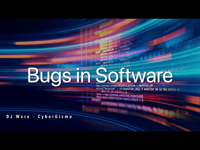 Bugs in Software