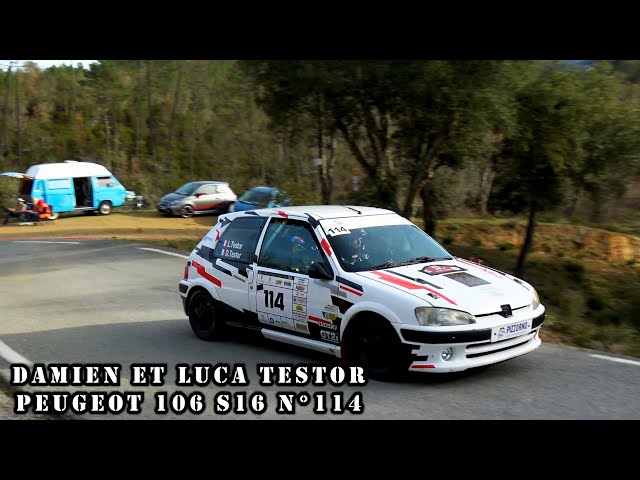 Rallye des Roches Brunes 2024 - Peugeot 106 S16 N°114 - Damien et Luca TESTOR