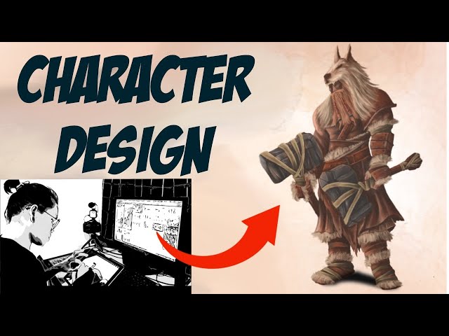 How to create a fantasy character design timelapse - Viking Bruiser