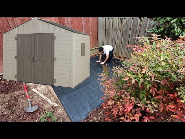 10 ft. x 8 ft. Keter Stronghold Resin Storage Shed How to, Tips, Review