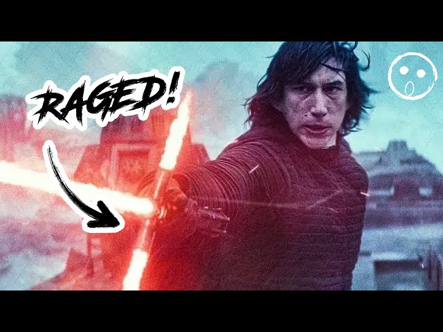 Why Is Kylo Ren IS SO ANGRY In Lightsaber Training!!! #kyloren