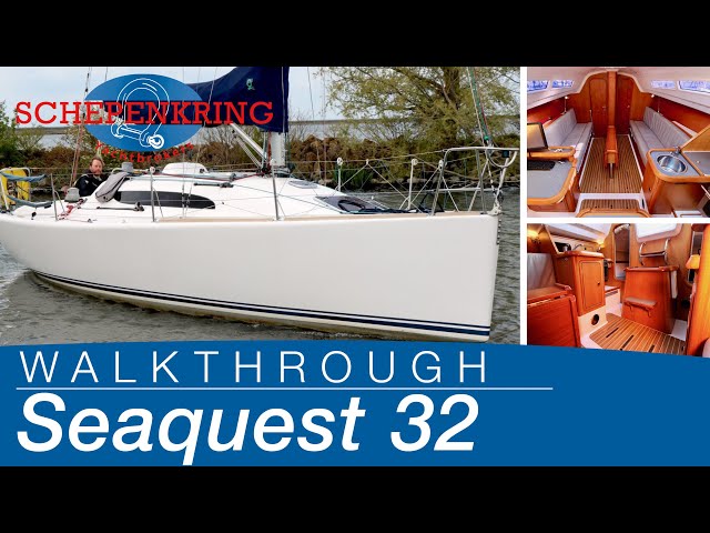 Seaquest 32 for sale | Yacht Walkthrough | @ Schepenkring Lelystad | 4K