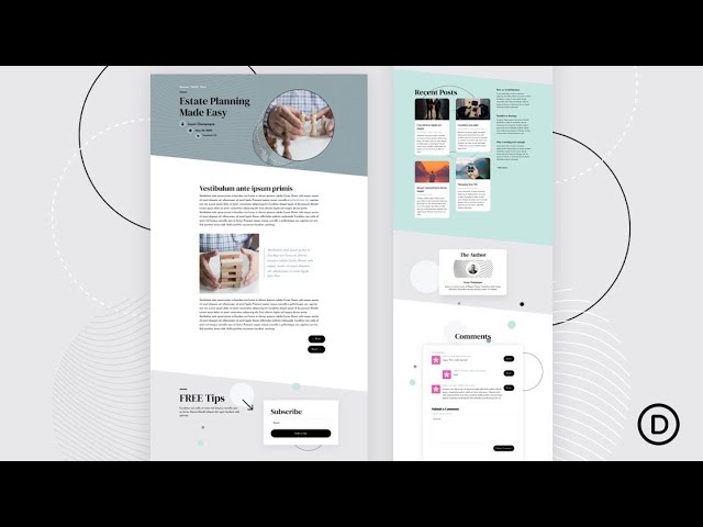 Download a FREE Blog Post Template for Divi’s Estate Planning Layout Pack