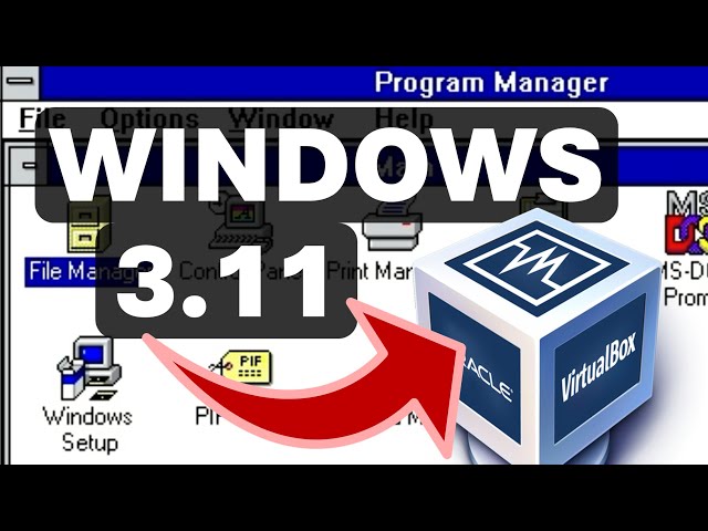 Windows 3.11 installieren (in VirtualBox)
