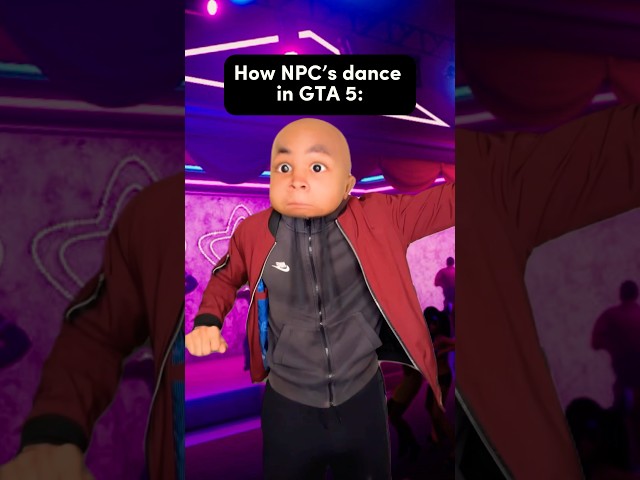 GTA 5 NPC Dance in Real Life Be Like: 😂 #shorts