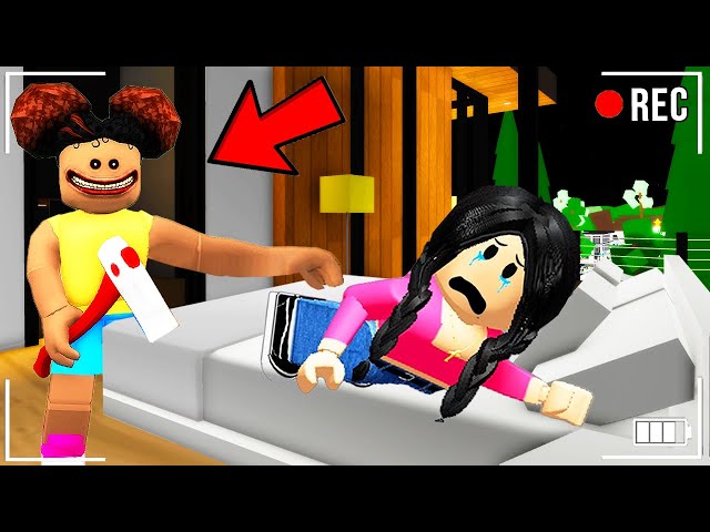 The SCARIEST SLEEPOVER of my life in Roblox Brookhaven!
