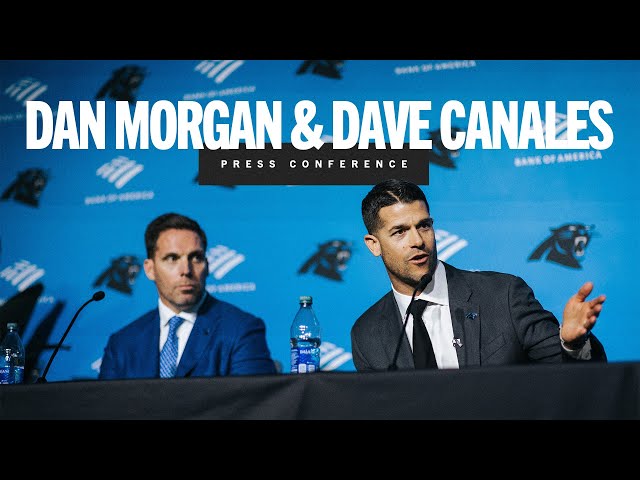 Dan Morgan and Dave Canales introductory press conference