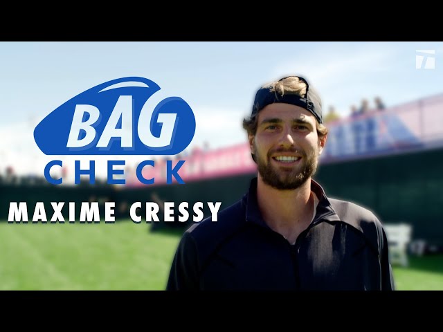 Maxime Cressy Never Forgets the Hair Gel | Bag Check 2023