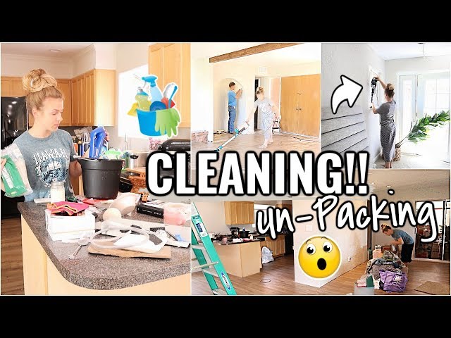 CLEANING OUR ARIZONA FIXER UPPER!!😱 MAJOR CLEAN & UNPACK WITH ME
