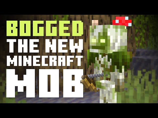 Minecraft's NEW BOGGED Mob in 1.21 (SWAMP SKELETON)