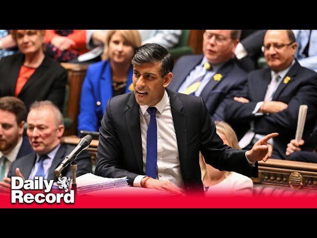 Live: Rishi Sunak takes Prime Minister's Questions followed by urgent question on Gaza