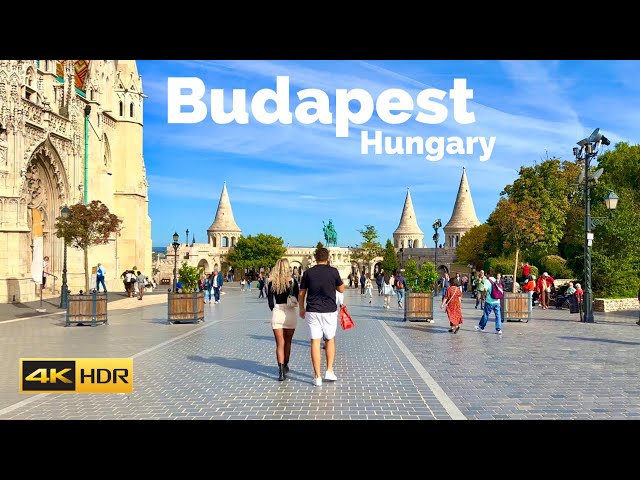 Budapest, Hungary - November 2022 - 4K-HDR 60fps Walking Tour | 5 hours