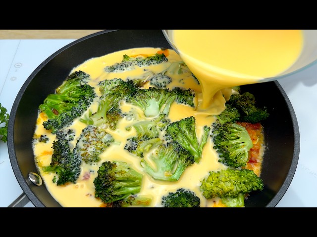 Prepare broccoli and eggs this way, the result is incredibly tasty! # 229