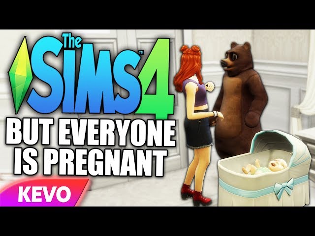 The Sims 4 but everyone is pregnant