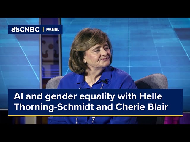 Cherie Blair and Helle Thorning-Schmidt discuss AI and gender equality
