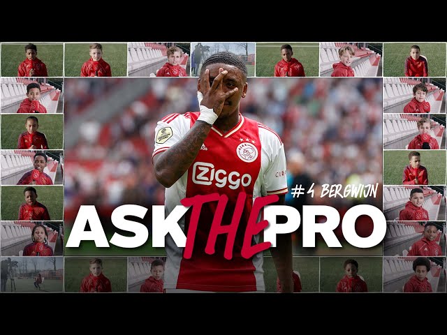 🎤👦 ASK THE PRO #4 ft. Steven Bergwijn | 'I created it while playing FIFA'
