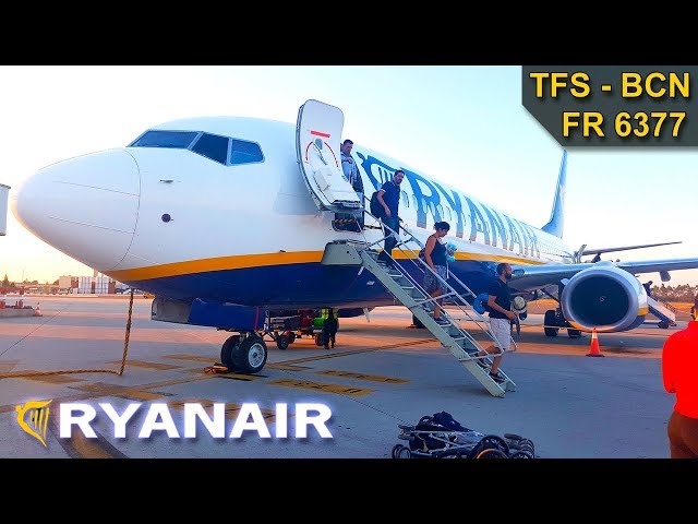 TRIP REPORT | Ryanair | TENERIFE SOUTH - BARCELONA | Boeing 737