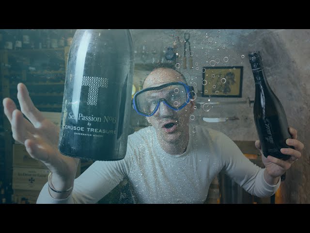 UNDERWATER WINE - Can a Master taste the difference?