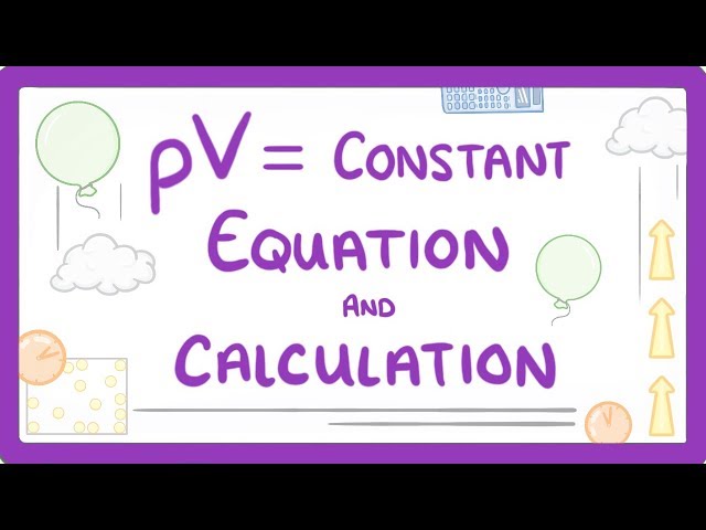 GCSE Physics - Pressure and Volume - How to use the "PV = Constant" Equation  #30