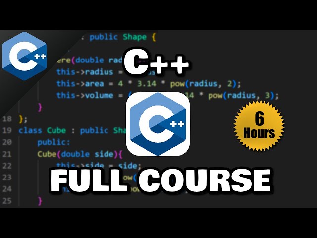 C++ Full Course for free ⚡️
