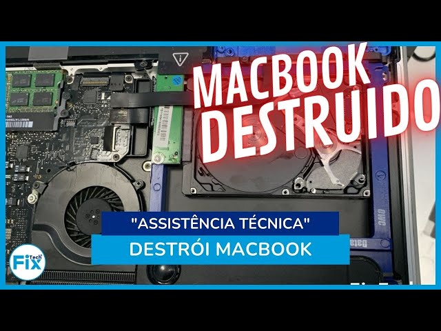 Técnico Destrói MacBook