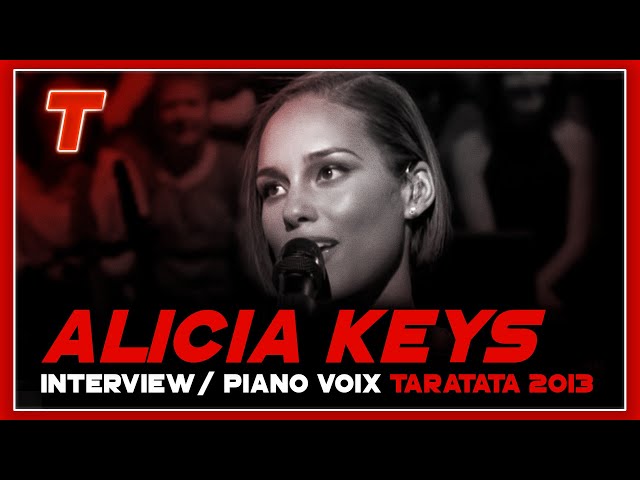 Alicia Keys Interview + piano voix (Intégrale)