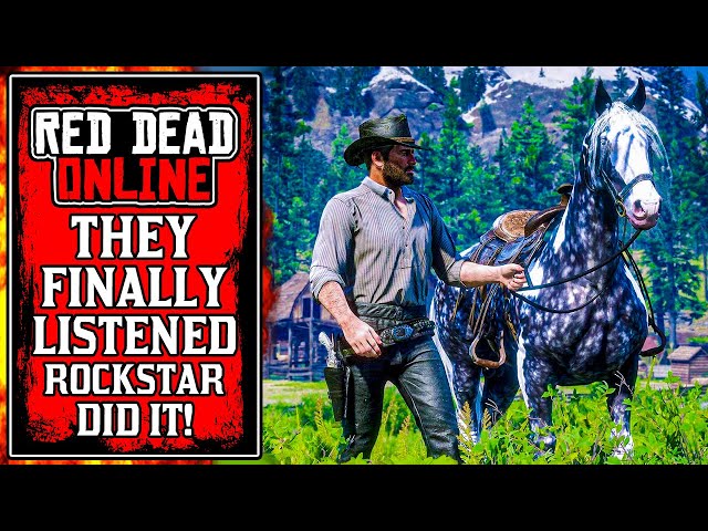 Rockstar Finally Listened to Red Dead Online Fans.. (New RDR2 Update)
