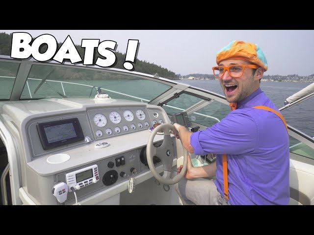 Boats for Children with Blippi | Educational Videos for Toddlers