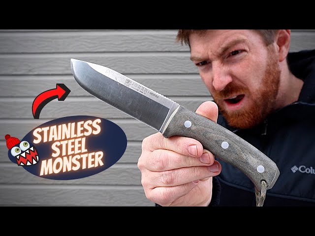 Stainless Steel Monster Camp Knife! Joker Nomad + GIVEAWAY