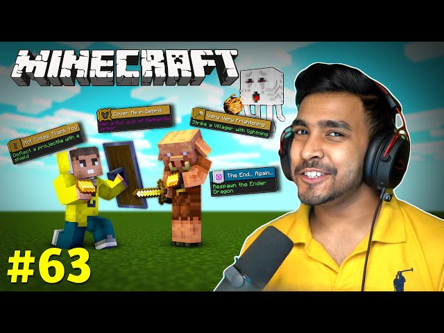 COMPLETING ALL ADVANCEMENTS | MINECRAFT GAMEPLAY #63