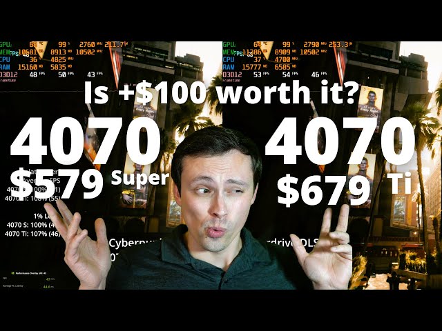 Nvidia Dropped Prices!!! But is it enough? 4070 Super vs 4070 Ti- The Ultimate Comparison!