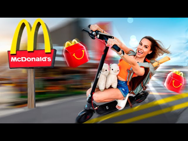 I DROVE MY SCOOTER in MCDONALDS DRIVE THRU *CHALLENGE*