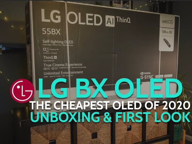 LG BX OLED Unboxing & First Look | The Cheapest OLED of 2020