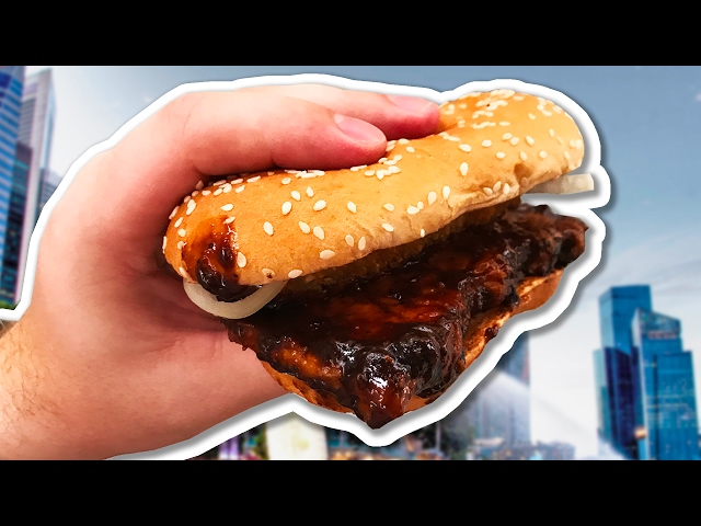 Дичайший Бургер!!! Что едят в Сингапуре?