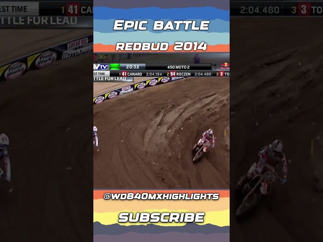 Epic Racing At The Redbud Motocross 2014 #motocross