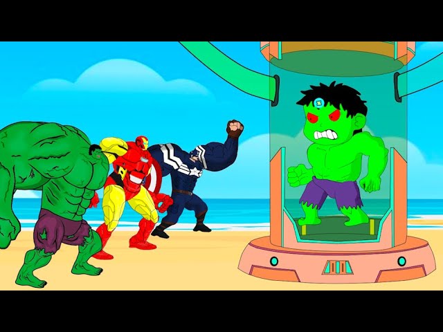 Rescue Baby HULK, Baby CAPTAIN AMERICA From Mad Scientist : Who Is The King Of Super Heroes?