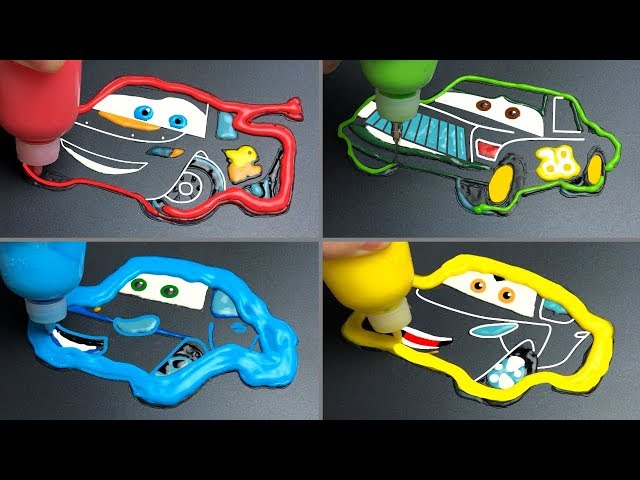 Cars Characters Pancake Art