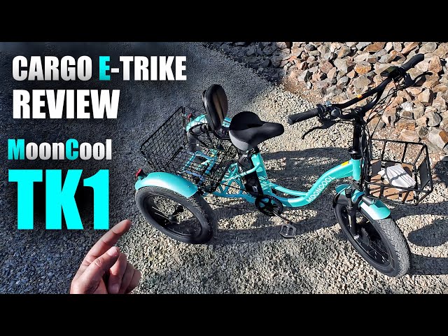 MoonCool TK1 E-Trike Review - Fat Tires & Plenty of Cargo Room but is it any Good?