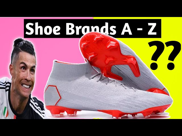 Full List Of Football SHOE Brands A-to-Z, Football Boot Documentary, 2021