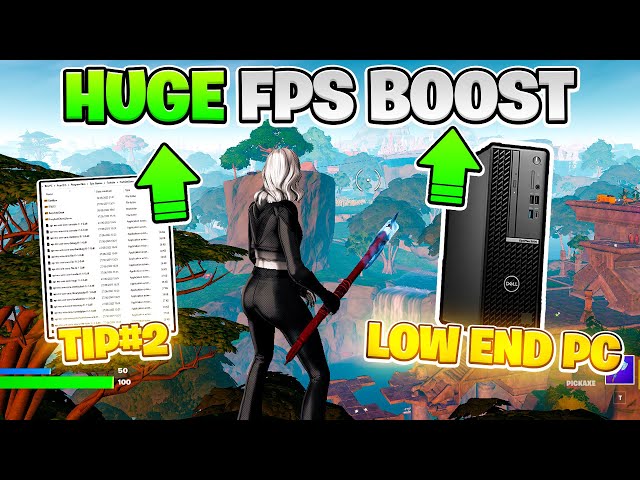 Get 240+ FPS on ANY PC in Fortnite! (FPS BOOST Guide 2023)