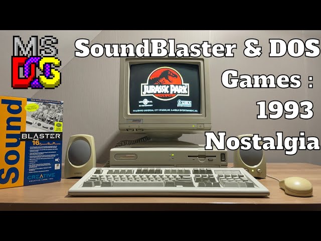 SoundBlaster & DOS Games : 1993 Nostalgia Part 1