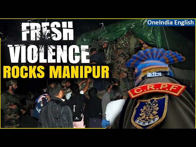 Manipur: Violence Erupts in Imphal East, 2 CRPF Personnel Martyred, Heavy Firing Reported| OneIndia