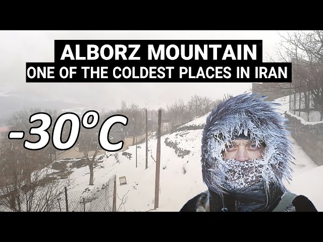 One Of The Coldest Places In Iran - Alborz Mountain (- 30°C )