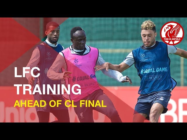 Liverpool FC Training ahead of Champions League final