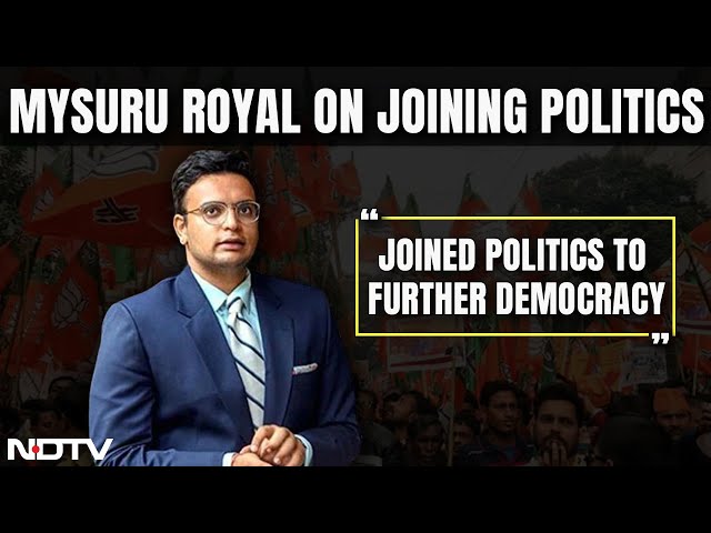 Karnataka Politics | Mysuru Royal And BJP Pick Yaduveer Wadiyar: "Joined Politics To..."