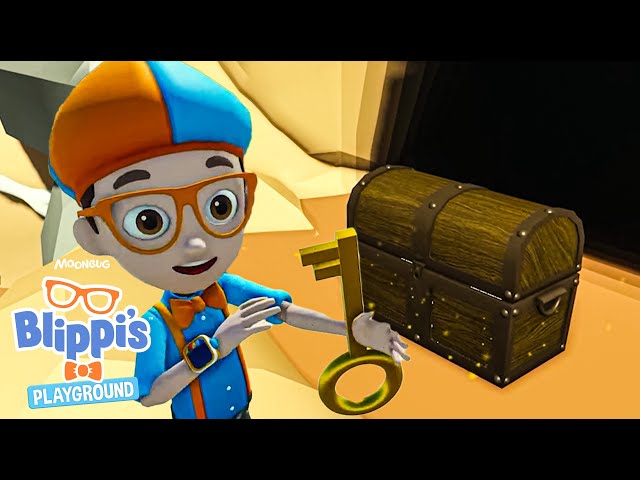 Blippi Opens a Secret Treasure Chest | Blippi Wonders Educational Videos for Kids
