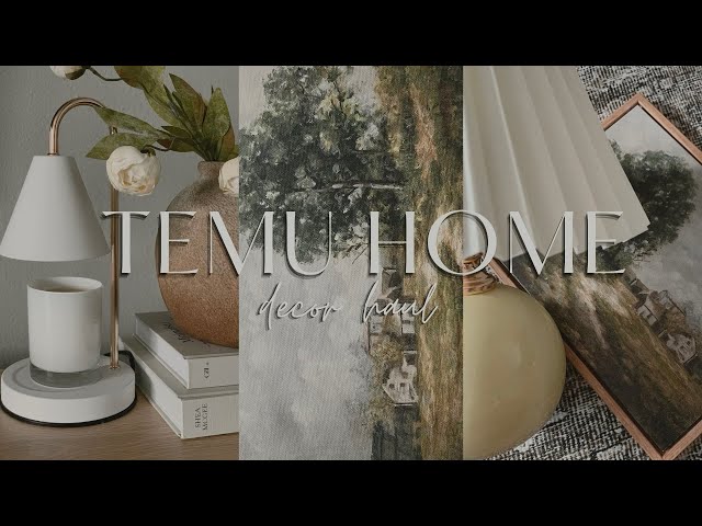 2024 TEMU HOME DECOR HAUL | home decor + organization haul 2024