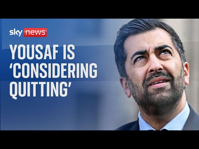 Scotland's First Minister Humza Yousaf 'could resign today'